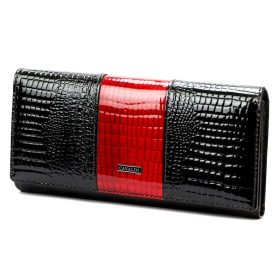   Cavaldi PX24-1-RS čierna dámska kožená peňaženka 18,5 x 9 x 3,5 cm