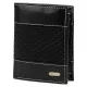  Pánska peňaženka Loren N4-DDG z čiernej hovädzej kože 10 x 13,3 x 2,5 cm