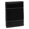  Pánska peňaženka Loren N4-DDG z čiernej hovädzej kože 10 x 13,3 x 2,5 cm