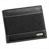  Pánska peňaženka Loren N992-DDG z čiernej hovädzej kože 12,8 x 10,5 x 2,5 cm
