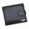  Pánska peňaženka Loren N992L-DDG z čiernej hovädzej kože 13 x 10,8 x 2,2 cm