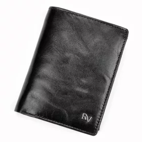    Rovicky RV-7680272 čierna pánska kožená peňaženka 10,2 x 13 x 2,5 cm