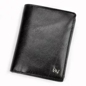    Rovicky RV-7680278 čierna pánska kožená peňaženka 9,5 x 13 x 2,8 cm