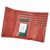  Dámska kožená peňaženka Lorenti 55020-RS s RFID červenou farbou 14,5 x 8,5 x 3,5 cm