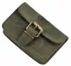  Starožitná kožená kabelka na opasok Greenburry, olivová