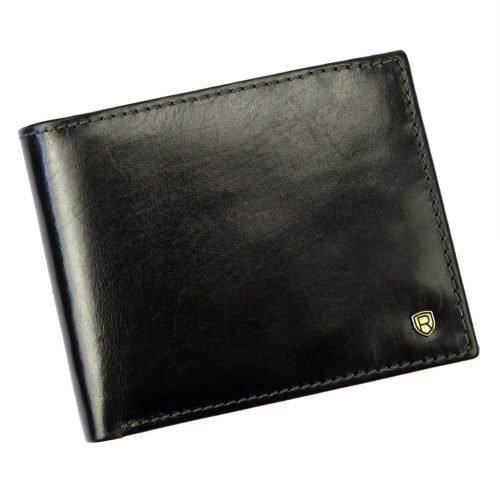  Rovicky N61-RVT RFID čierna pánska kožená peňaženka 12,5 x 9,5 x 2,5 cm