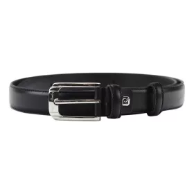    Pánsky opasok Pierre Cardin VNG 097 GF z hovädzej kože v čiernej farbe, 3 cm