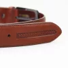  Pánsky opasok z hovädzej kože Pierre Cardin AUT 8048 modrý 3,5 cm