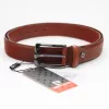 Pánsky opasok z hovädzej kože Pierre Cardin AUT 8048 modrý 3,5 cm