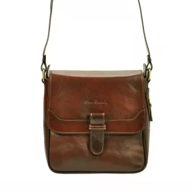    Pierre Cardin 4227 GNC AVANC hnedá pánska kožená kabelka 22 x 22 x 10 cm