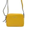  Dámska kožená kabelka cez rameno Pierre Cardin FRZ 1591 pieskovej farby 22 x 16 x 9 cm