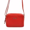  Dámska kožená kabelka cez rameno Pierre Cardin FRZ 1591 pieskovej farby 22 x 16 x 9 cm