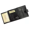  Pánska kožená peňaženka Wild N0036L-SCR čierna 9 x 11 x 2 cm