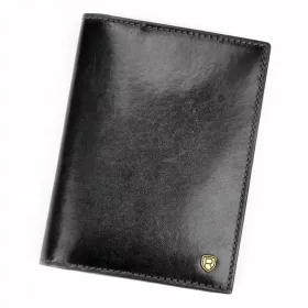    Rovicky N02-RVT RFID čierna pánska kožená peňaženka 9,5 x 12,5 x 1,8 cm