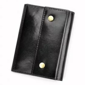    Rovicky N02-RVT RFID čierna pánska kožená peňaženka 9,5 x 12,5 x 1,8 cm