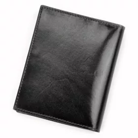    Rovicky N03-RVT RFID čierna pánska kožená peňaženka 9,5 x 12 x 1,2 cm
