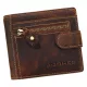  Jennifer Jones 5533 pánska peňaženka z hovädzej kože hnedej farby 11 x 9,5 x 2 cm