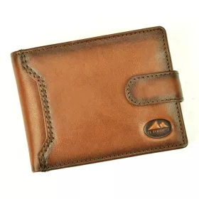    EL FORREST 892-29 RFID hnedá pánska kožená peňaženka 12,8 x 9,5 x 2,5 cm