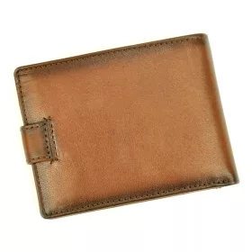    EL FORREST 892-29 RFID hnedá pánska kožená peňaženka 12,8 x 9,5 x 2,5 cm