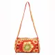  Dámska pletená červená kabelka cez rameno Lookat LK-LG19153 22 x 13 x 13 cm