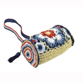    Dámska pletená červená kabelka cez rameno Lookat LK-LG19153 22 x 13 x 13 cm