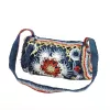 Dámska pletená kabelka cez rameno Lookat LK-LG19153 modrá 22 x 13 x 13 cm
