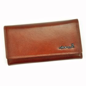   Andrea RO 12 čierno-červená dámska kožená peňaženka 17 x 9 x 3,3 cm