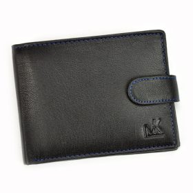    Money Kepper CC 5602B čierno-modrá pánska kožená peňaženka 13,5 x 9,7 x 2,8 cm