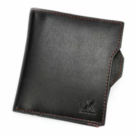    Money Kepper CC 6002 čierno-červená pánska kožená peňaženka 10,2 x 11,5 x 2,5 cm