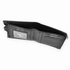    Pánska kožená peňaženka Money Kepper CC 6002 čierna 10,2 x 11,5 x 2,5 cm