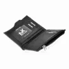  Pánska kožená peňaženka Money Kepper CC 6002 čierna 10,2 x 11,5 x 2,5 cm