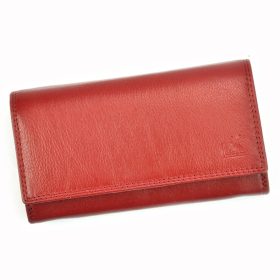    Dámska kožená peňaženka Money Kepper 12132 s RFID červenou farbou 17 x 9,5 x 4 cm