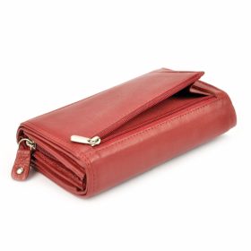    Dámska kožená peňaženka Money Kepper 12135 RFID červená 15,5 x 9,5 x 4 cm