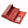 Money Kepper 12145 RFID piros női marhabőr pénztárca 13 x 9 x 4 cm
