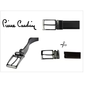   Pierre Cardin FWJX5 modro-čierny otočný pánsky kožený opasok 115 x 3,5 cm