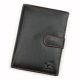  Money Kepper CC 5400B čierno-červená pánska kožená peňaženka 10 x 13 x 2 cm