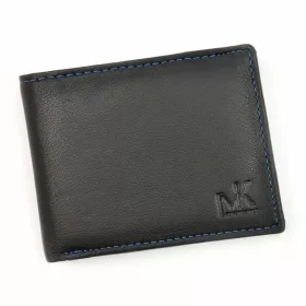    Money Kepper CC 5130 čierno-modrá pánska kožená peňaženka 11 x 9 x 2,2 cm
