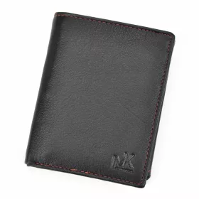    Money Kepper CC 5601 čierno-červená pánska kožená peňaženka 10,3 x 13 x 2 cm