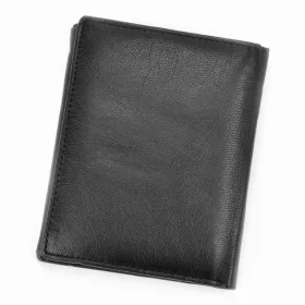   Money Kepper CC 5601 čierno-červená pánska kožená peňaženka 10,3 x 13 x 2 cm