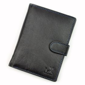    Money Kepper CC 5601B čierna pánska kožená peňaženka 10,3 x 13 x 2,3 cm