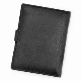    Money Kepper CC 5401B čierno-červená pánska kožená peňaženka 10,3 x 13 x 2,2 cm