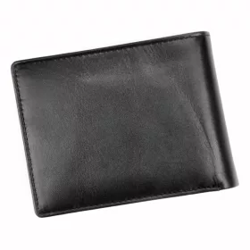    EL FORREST 545/A-67 RFID čierna pánska kožená peňaženka 12,5 x 10 x 2,5 cm