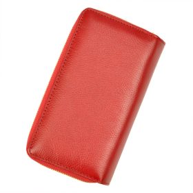    PATRIZIA IT-116 RFID červená dámska kožená peňaženka 10 x 17 x 3,5 cm