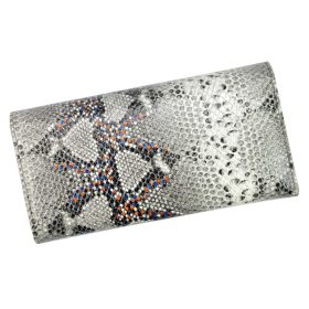   PATRIZIA SN-100 RFID sivá dámska kožená peňaženka 18,5 x 9,5 x 4 cm