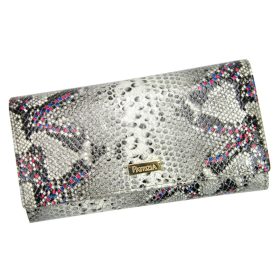    PATRIZIA SN-102 RFID sivá dámska kožená peňaženka 18,5 x 10 x 4 cm