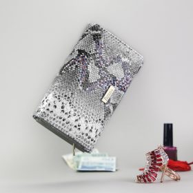    PATRIZIA SN-112 RFID sivá dámska kožená peňaženka 15,5 x 10 x 4 cm