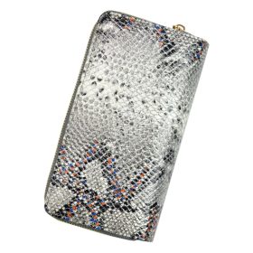    PATRIZIA SN-116 RFID sivá dámska kožená peňaženka 9,5 x 16,5 x 3,5 cm