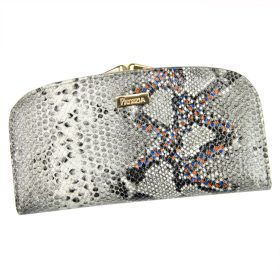    PATRIZIA SN-123 RFID sivá dámska kožená peňaženka 18,5 x 10 x 3,5 cm