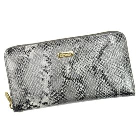    PATRIZIA SNR-119 RFID sivá dámska kožená peňaženka 20 x 10 x 2,5 cm