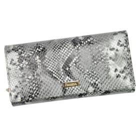    PATRIZIA SNR-122 RFID sivá dámska kožená peňaženka 19,5 x 10 x 4 cm